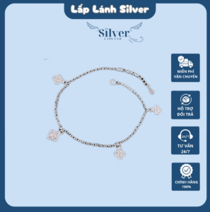 Lắc chân bạc nữ